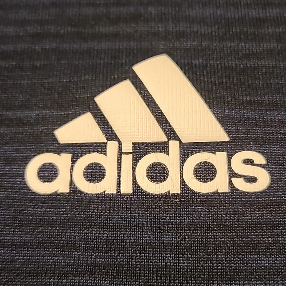 Adidas Men's Navy & Black Blue T-Shirt - Size 2XL